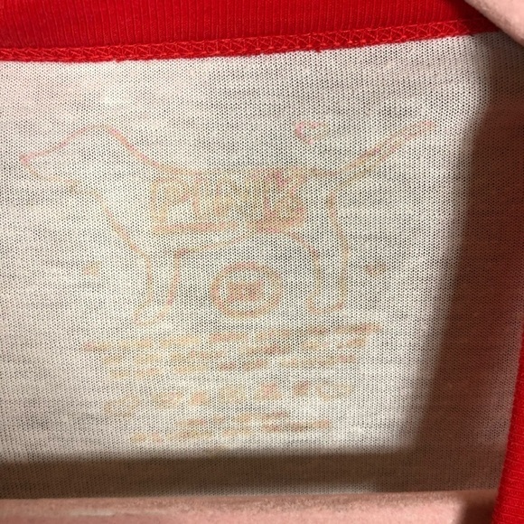 Pink Victoria’s Secret distressed‎ top - Picture 3 of 9